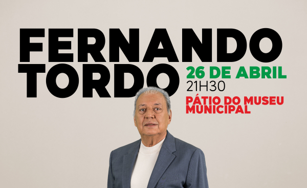 Fernando Tordo em Coruche nos “50 Anos de Abril”