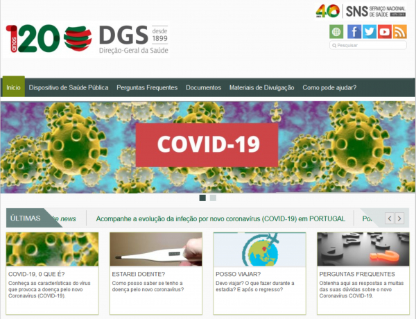 Site COVID-19 Informações
