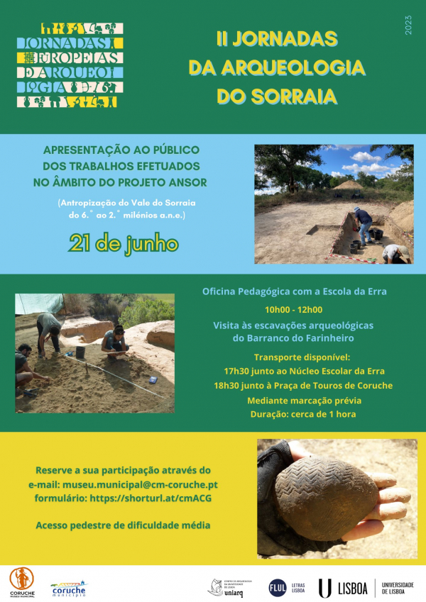 II Jornadas de Arqueologia do Sorraia a 21 de junho
