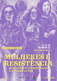 Exposição "Mulheres e Resistência – ‘Novas Cartas Portuguesas’ e outras lutas" na Galeria do Mercado em março